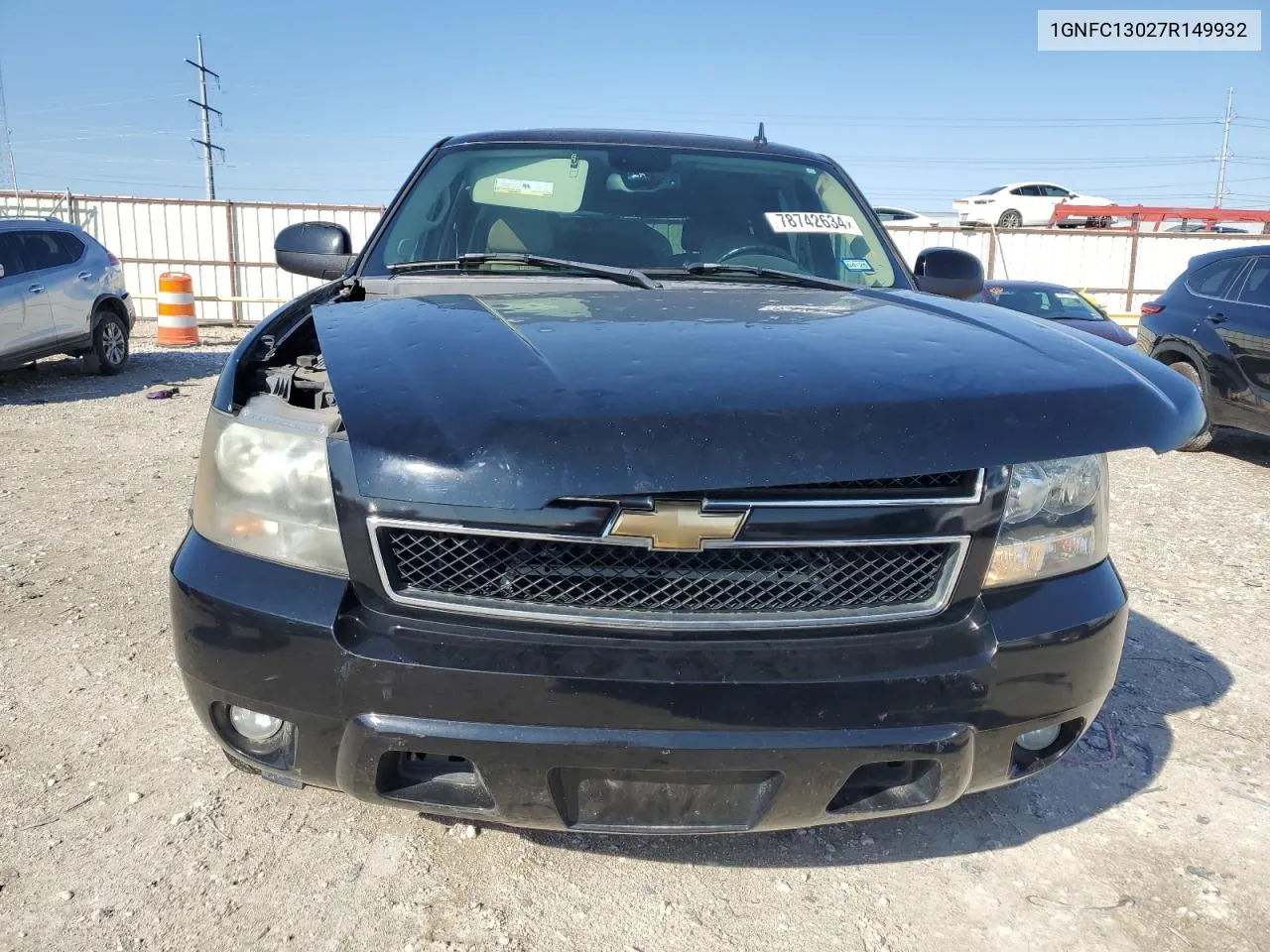 2007 Chevrolet Tahoe C1500 VIN: 1GNFC13027R149932 Lot: 78742634