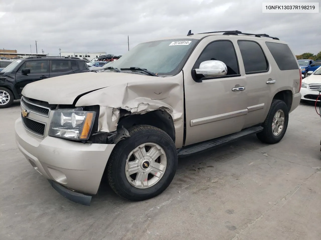 2007 Chevrolet Tahoe K1500 VIN: 1GNFK13037R198219 Lot: 78745914