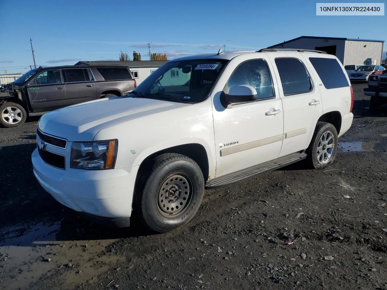 2007 Chevrolet Tahoe K1500 VIN: 1GNFK130X7R224430 Lot: 79359394