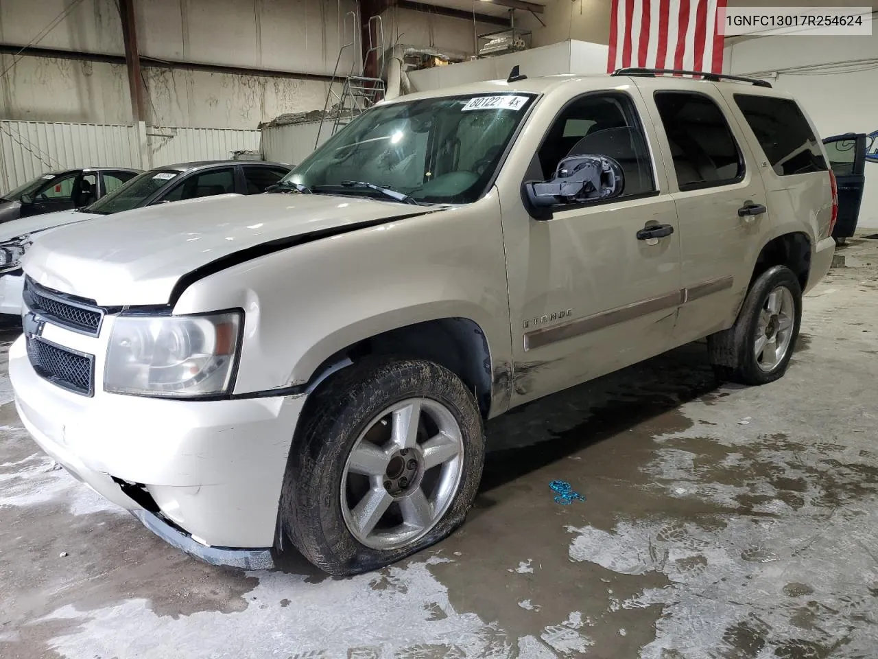 2007 Chevrolet Tahoe C1500 VIN: 1GNFC13017R254624 Lot: 80122154