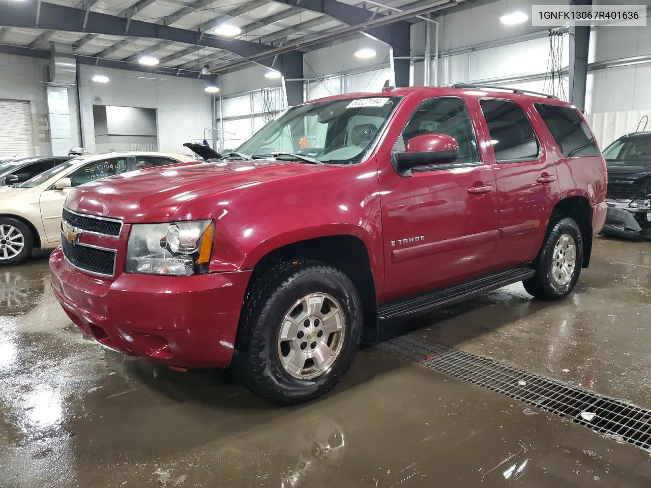 2007 Chevrolet Tahoe K1500 VIN: 1GNFK13067R401636 Lot: 80322194