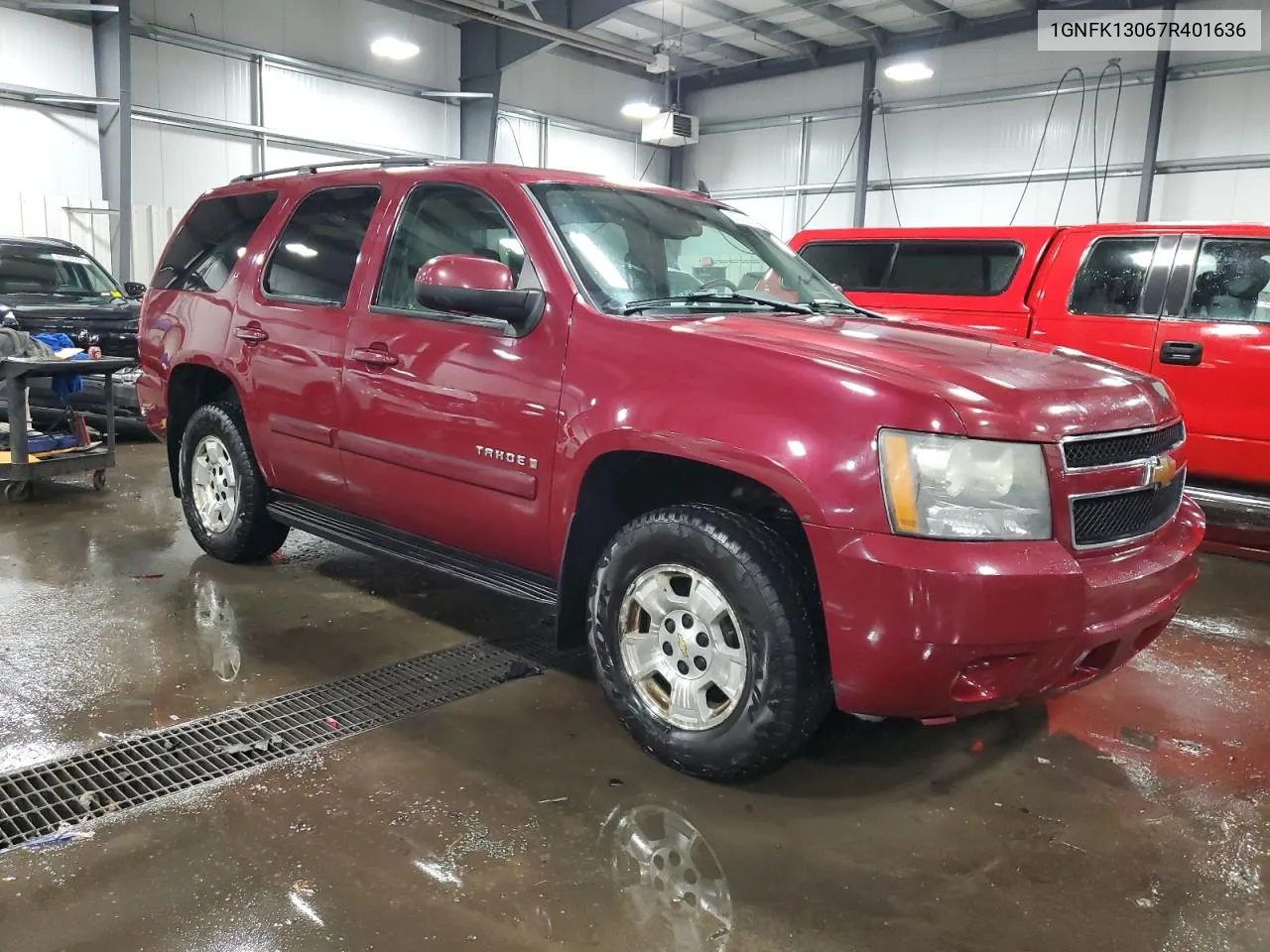 2007 Chevrolet Tahoe K1500 VIN: 1GNFK13067R401636 Lot: 80322194