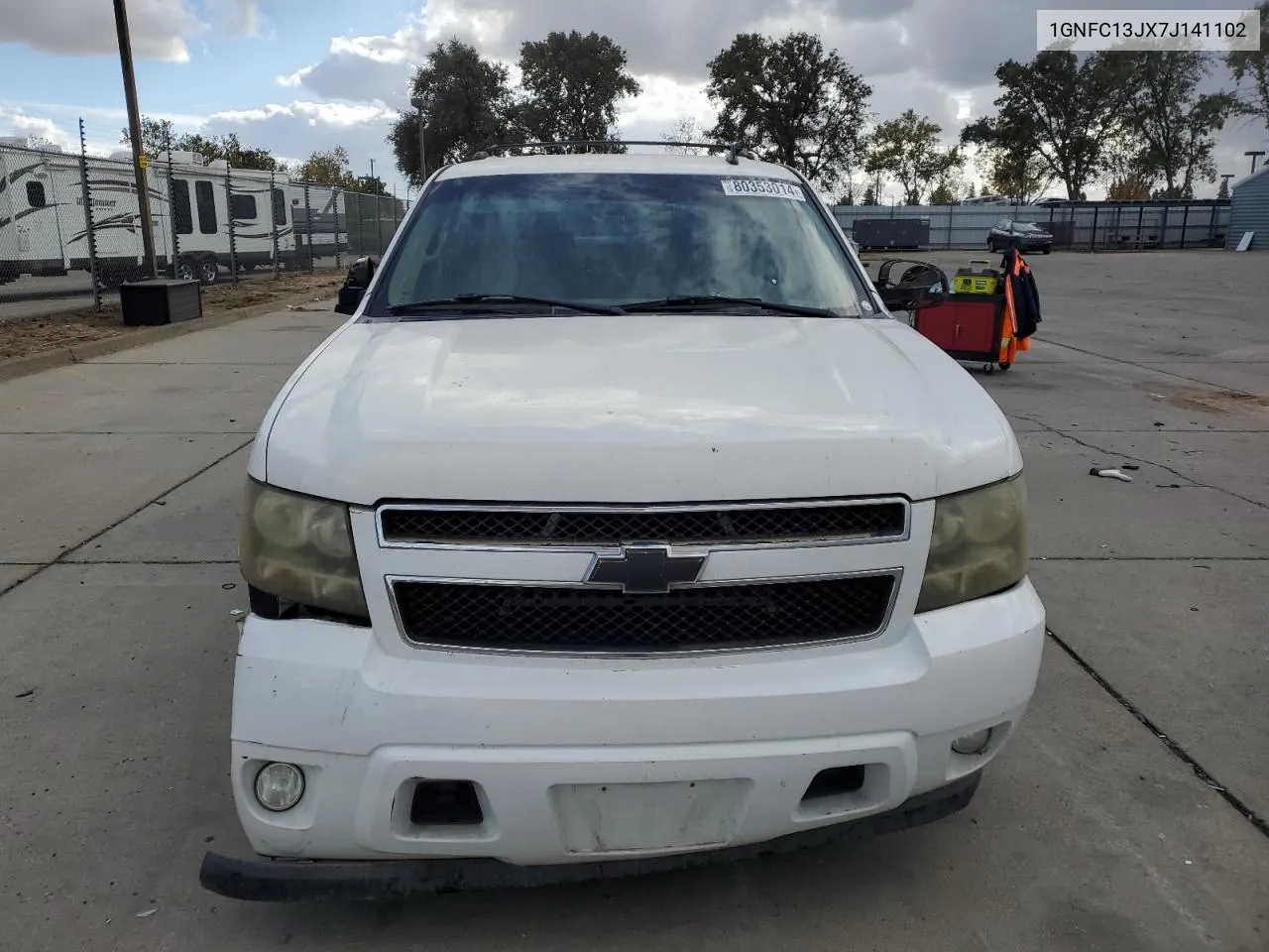 2007 Chevrolet Tahoe C1500 VIN: 1GNFC13JX7J141102 Lot: 80353014