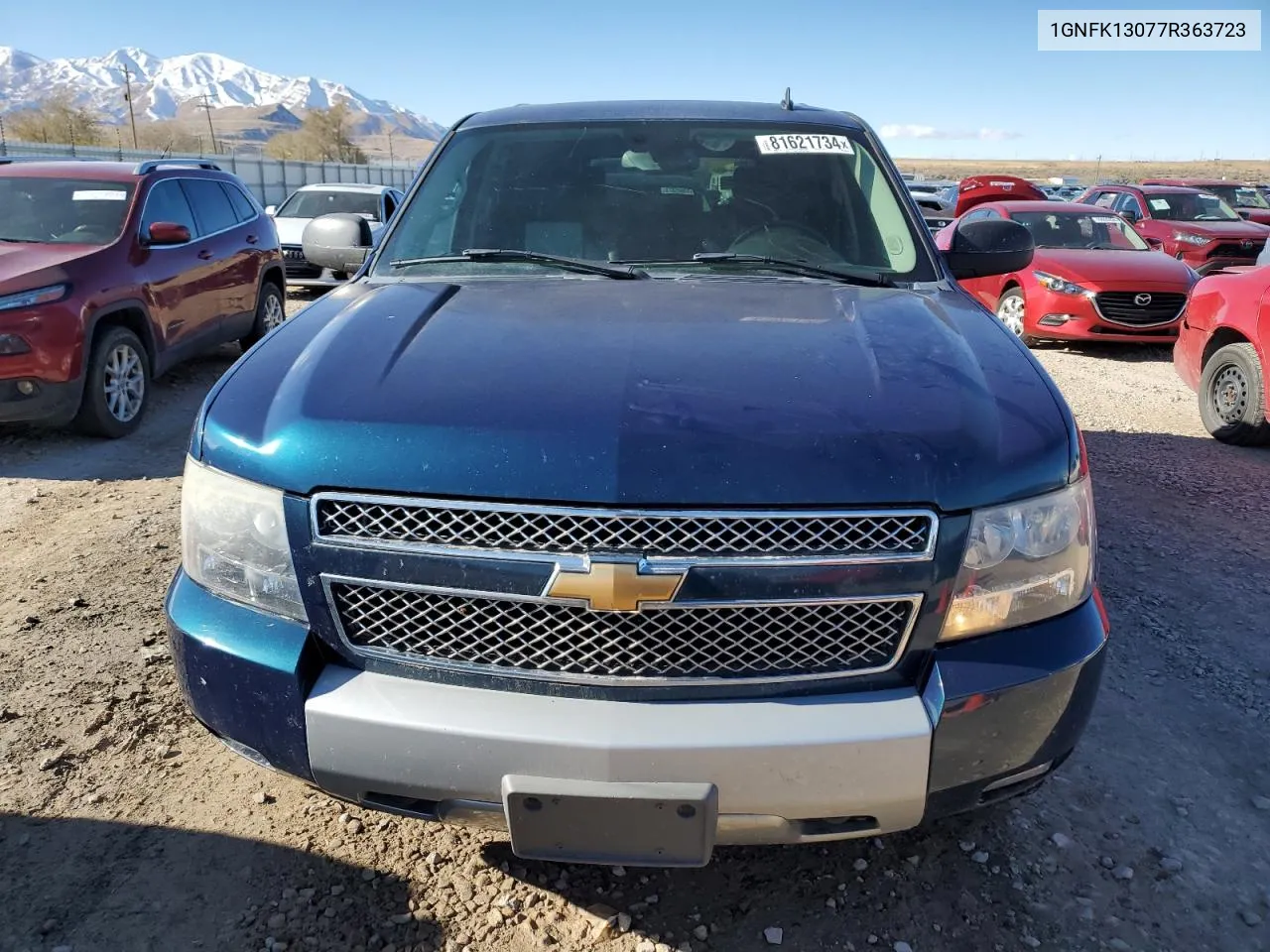 2007 Chevrolet Tahoe K1500 VIN: 1GNFK13077R363723 Lot: 81621734