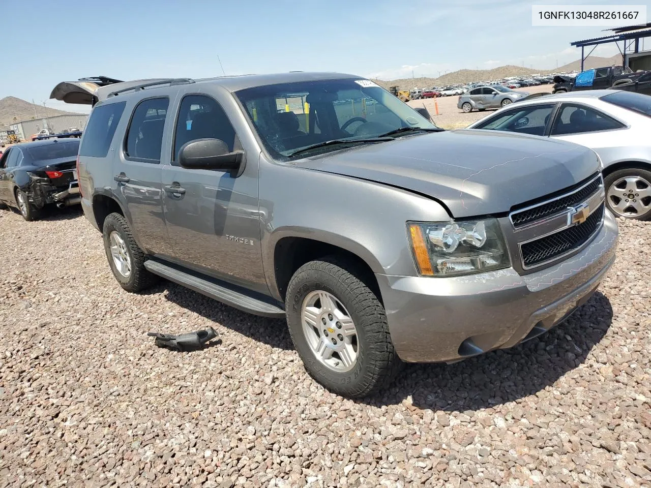 2008 Chevrolet Tahoe K1500 VIN: 1GNFK13048R261667 Lot: 58214804