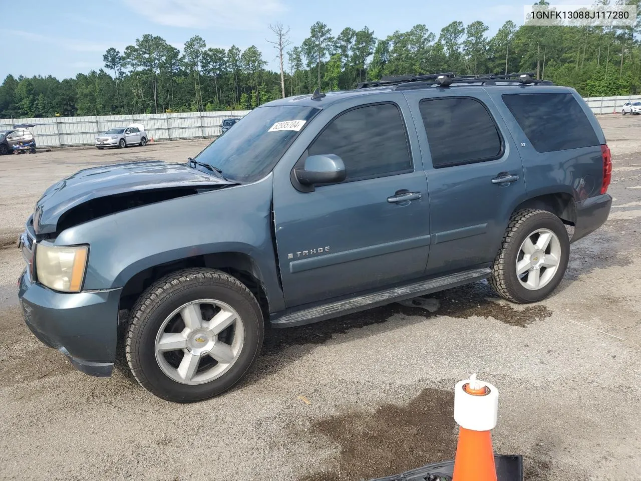 2008 Chevrolet Tahoe K1500 VIN: 1GNFK13088J117280 Lot: 62935704