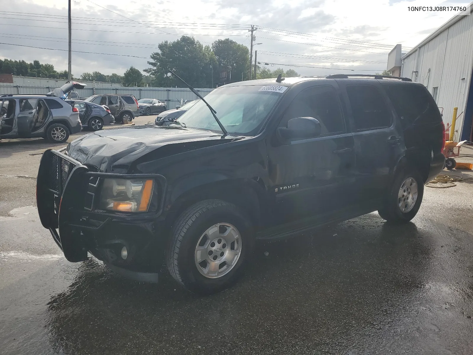 2008 Chevrolet Tahoe C1500 VIN: 1GNFC13J08R174760 Lot: 63685824