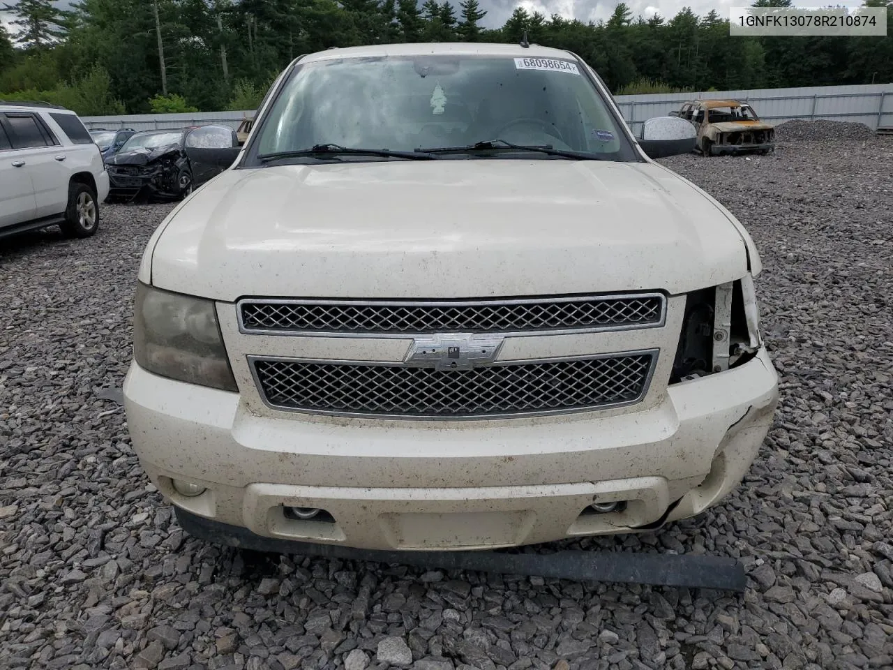 2008 Chevrolet Tahoe K1500 VIN: 1GNFK13078R210874 Lot: 68098654