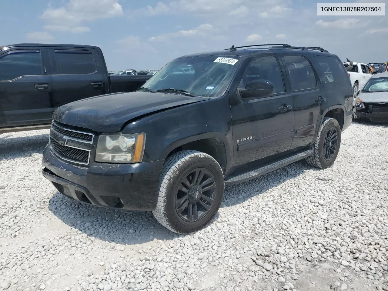 2008 Chevrolet Tahoe C1500 VIN: 1GNFC13078R207504 Lot: 68868934