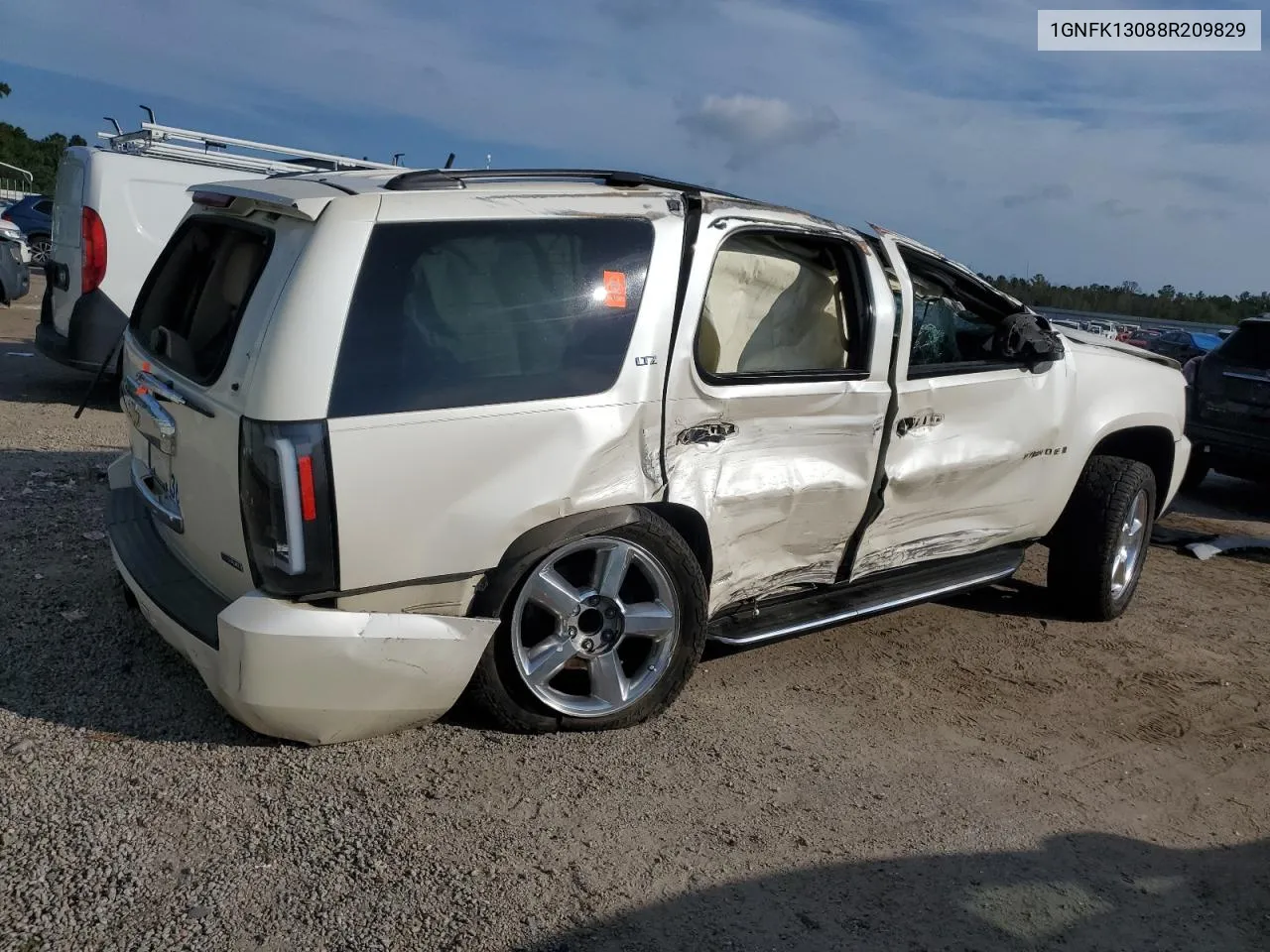 2008 Chevrolet Tahoe K1500 VIN: 1GNFK13088R209829 Lot: 69373644