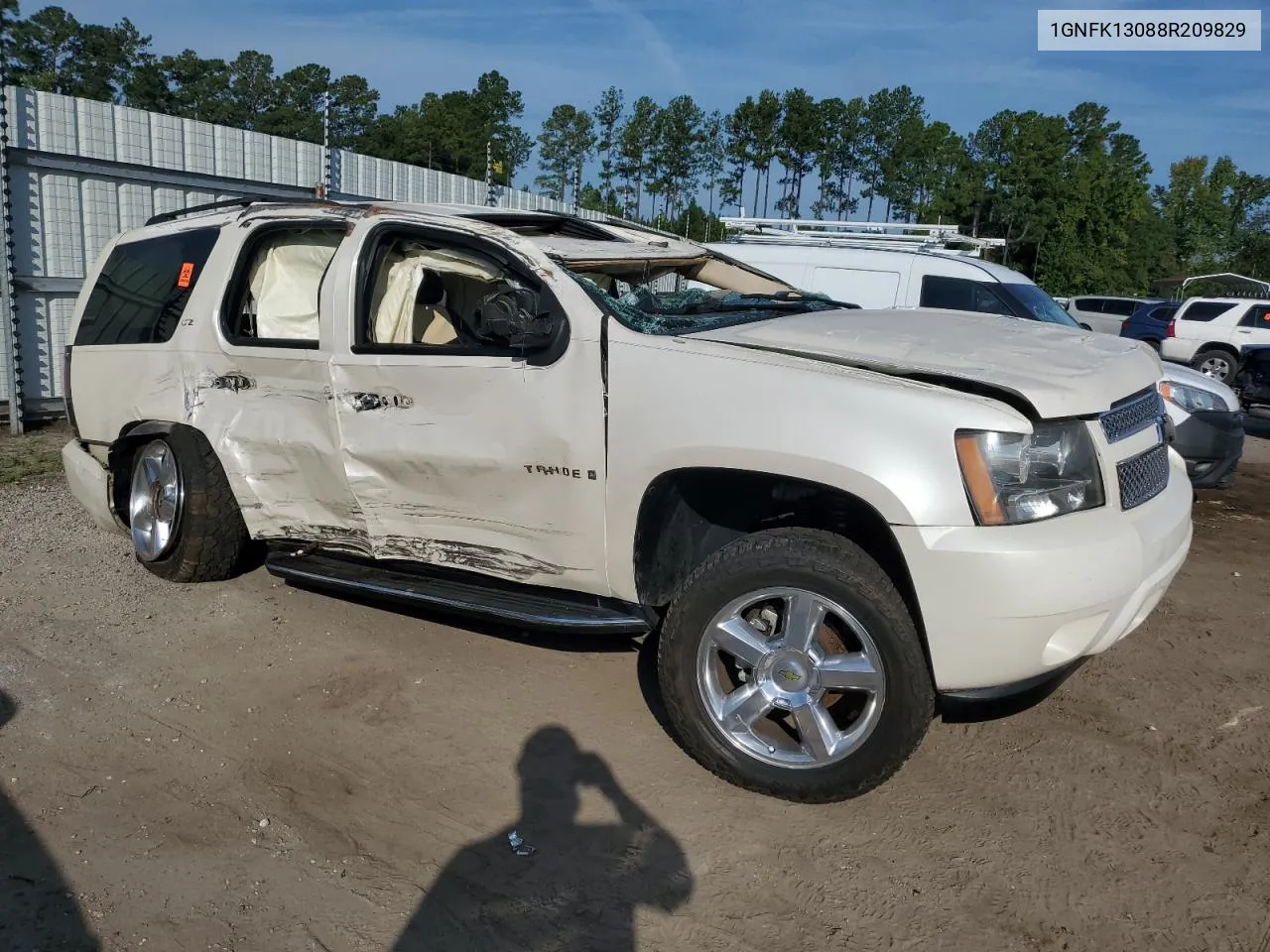 2008 Chevrolet Tahoe K1500 VIN: 1GNFK13088R209829 Lot: 69373644