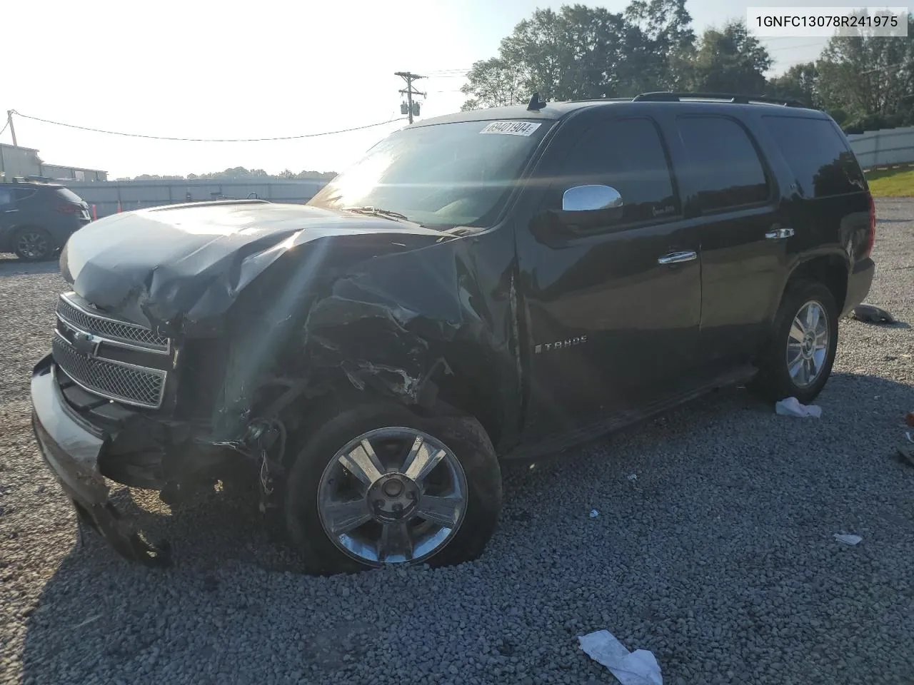 2008 Chevrolet Tahoe C1500 VIN: 1GNFC13078R241975 Lot: 69401904