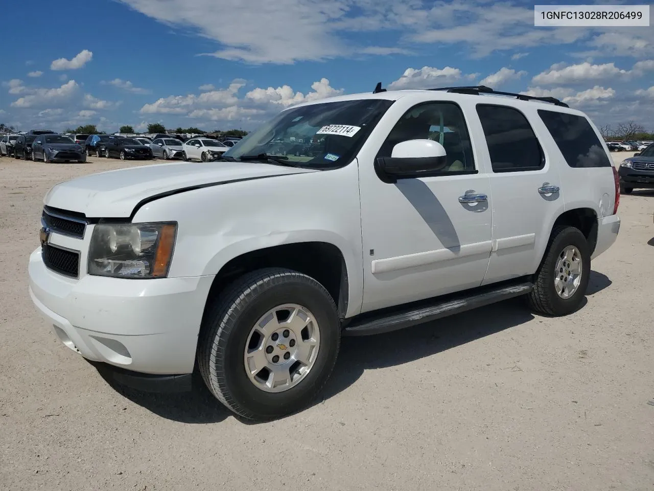 2008 Chevrolet Tahoe C1500 VIN: 1GNFC13028R206499 Lot: 69722114