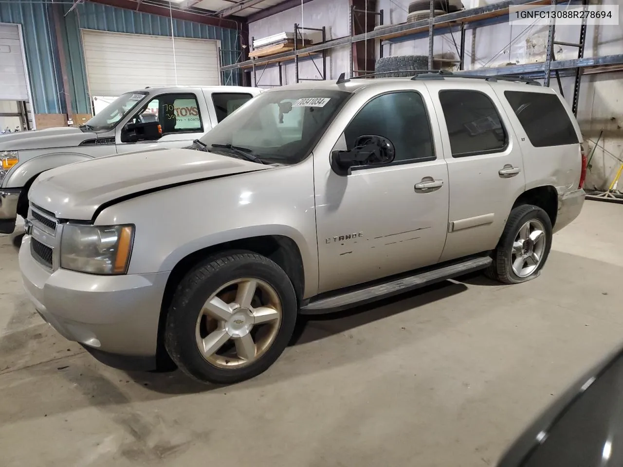 2008 Chevrolet Tahoe C1500 VIN: 1GNFC13088R278694 Lot: 70341034