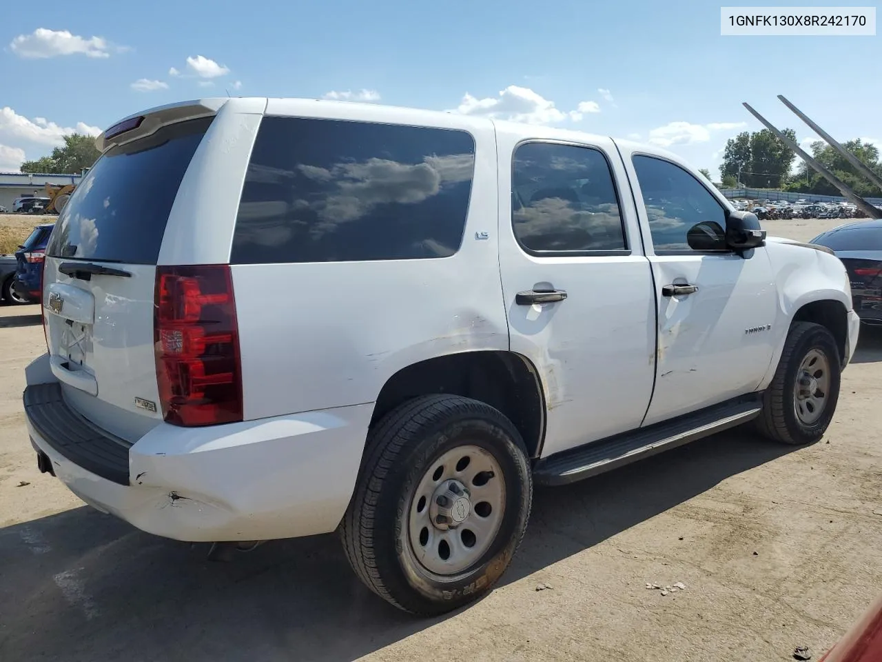 2008 Chevrolet Tahoe K1500 VIN: 1GNFK130X8R242170 Lot: 70586714