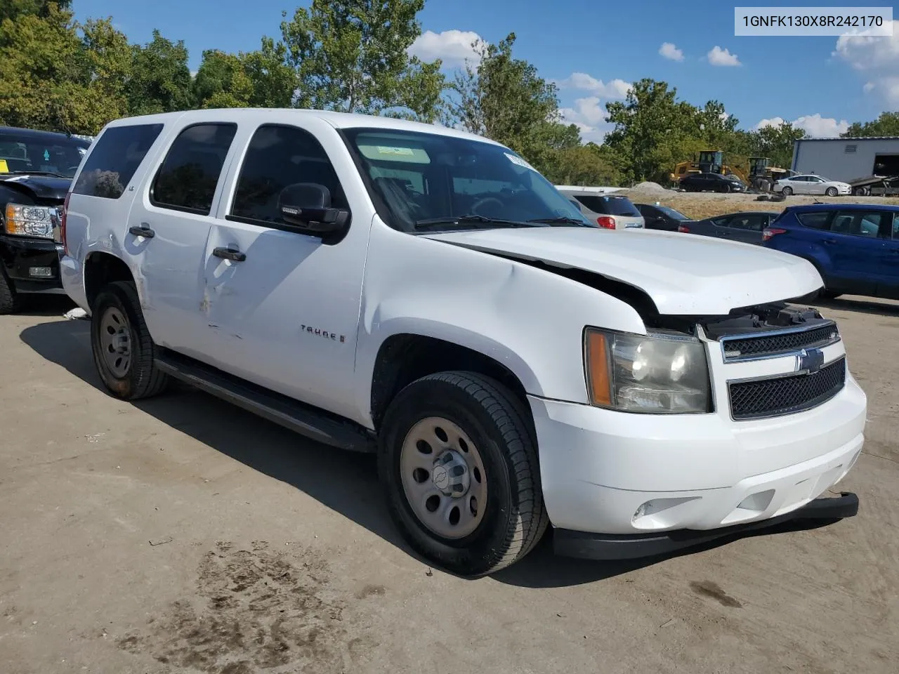 2008 Chevrolet Tahoe K1500 VIN: 1GNFK130X8R242170 Lot: 70586714