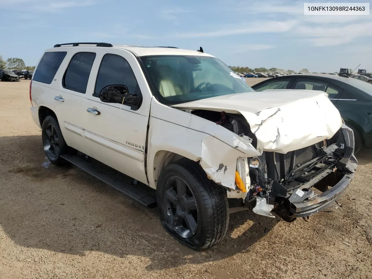 2008 Chevrolet Tahoe K1500 VIN: 1GNFK13098R244363 Lot: 71819254