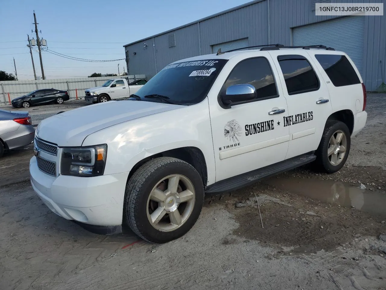 2008 Chevrolet Tahoe C1500 VIN: 1GNFC13J08R219700 Lot: 71886284