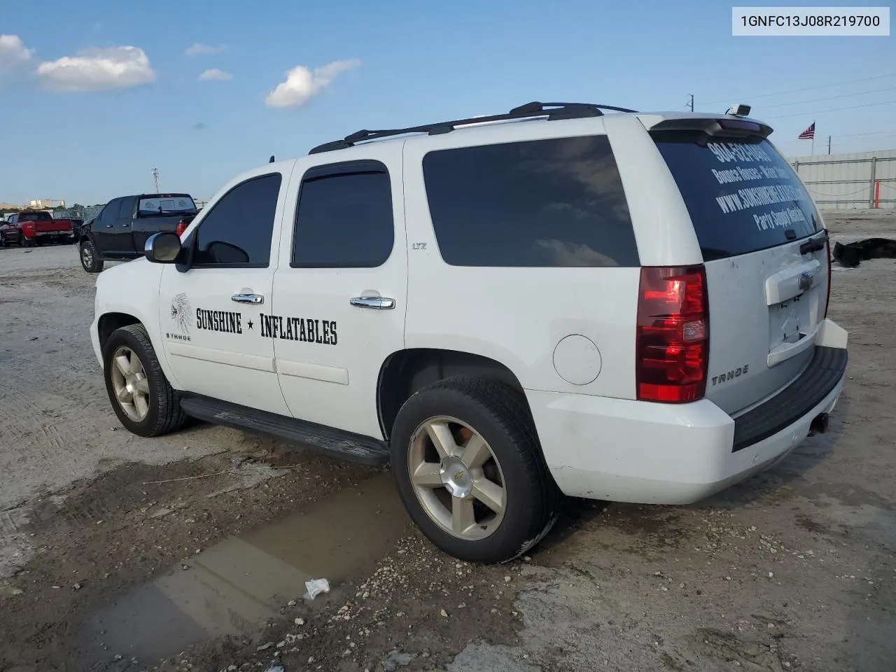 2008 Chevrolet Tahoe C1500 VIN: 1GNFC13J08R219700 Lot: 71886284