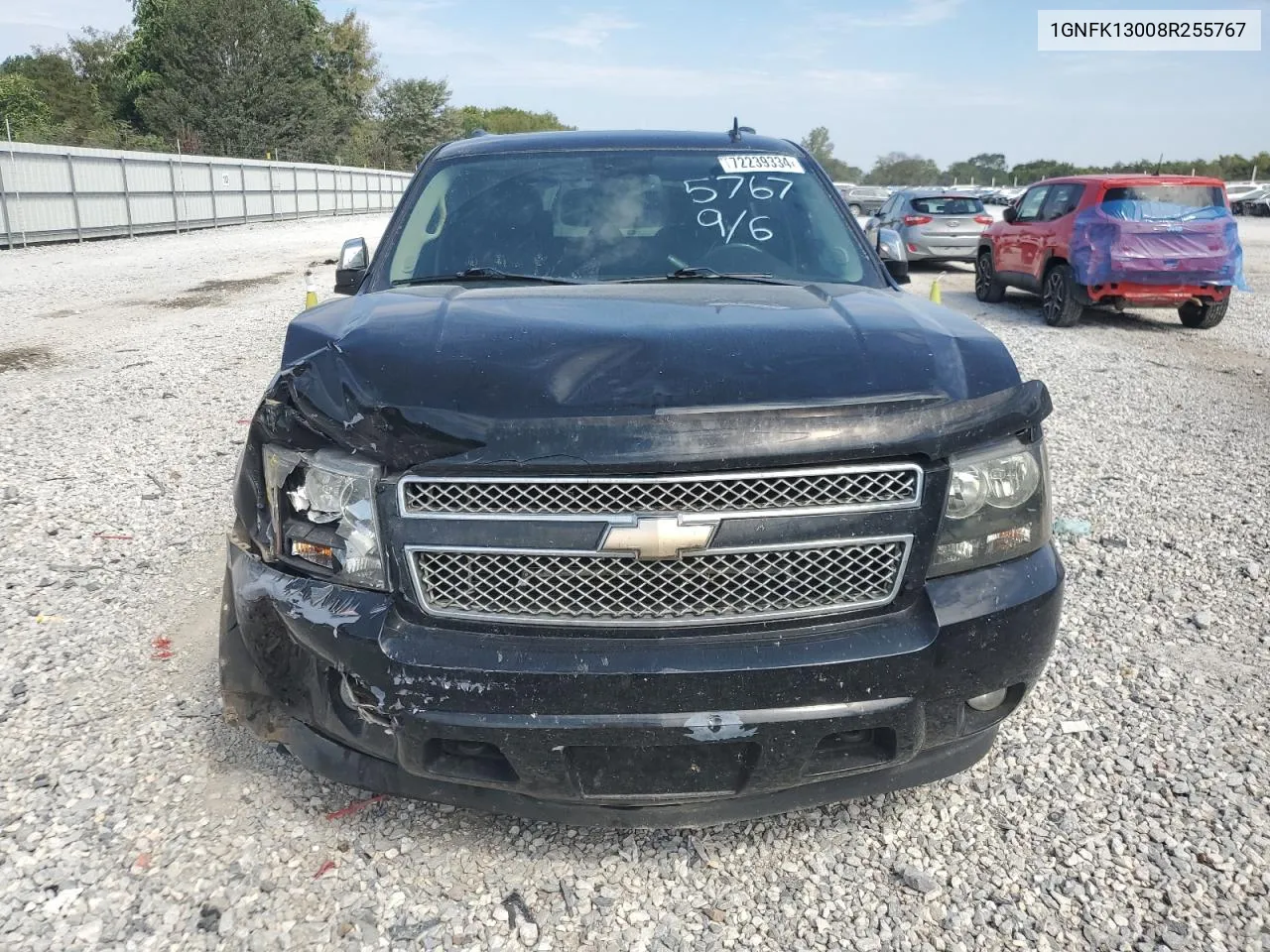 2008 Chevrolet Tahoe K1500 VIN: 1GNFK13008R255767 Lot: 72239334