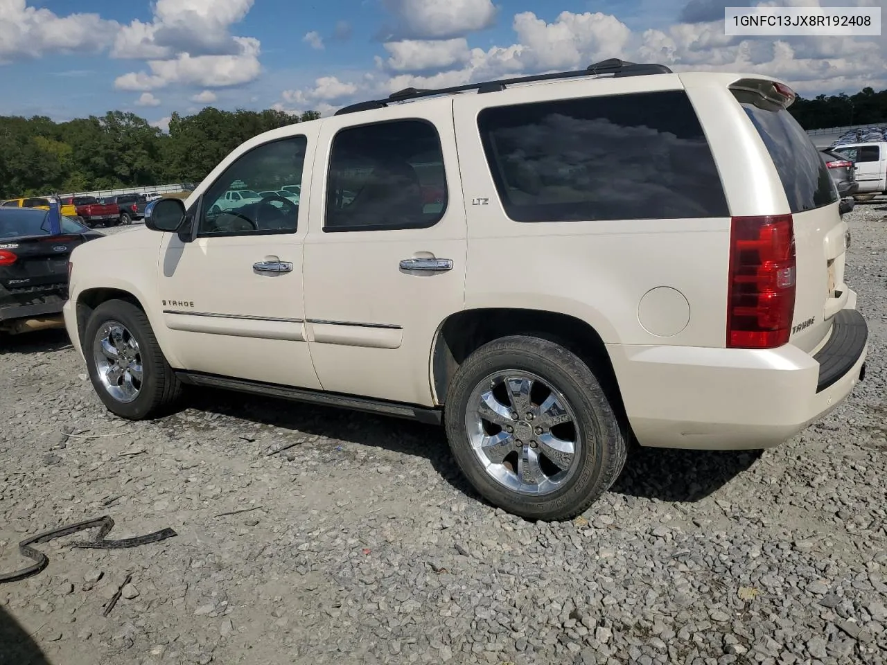 2008 Chevrolet Tahoe C1500 VIN: 1GNFC13JX8R192408 Lot: 72935284