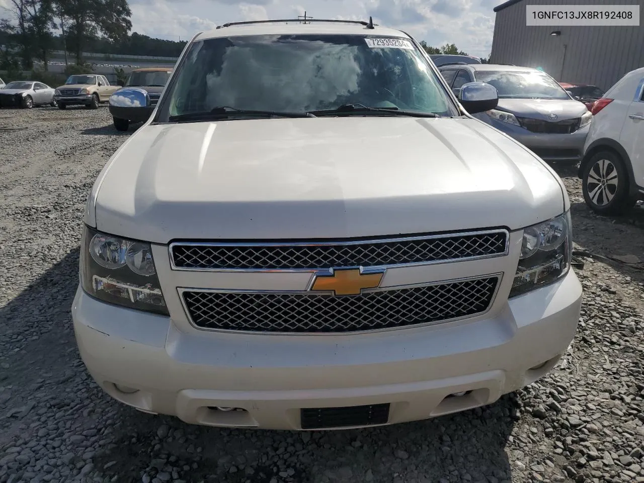 2008 Chevrolet Tahoe C1500 VIN: 1GNFC13JX8R192408 Lot: 72935284