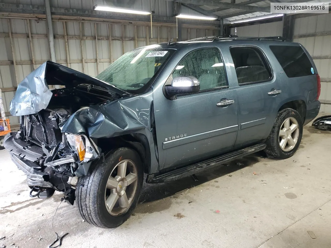 2008 Chevrolet Tahoe K1500 VIN: 1GNFK13028R169618 Lot: 73097494