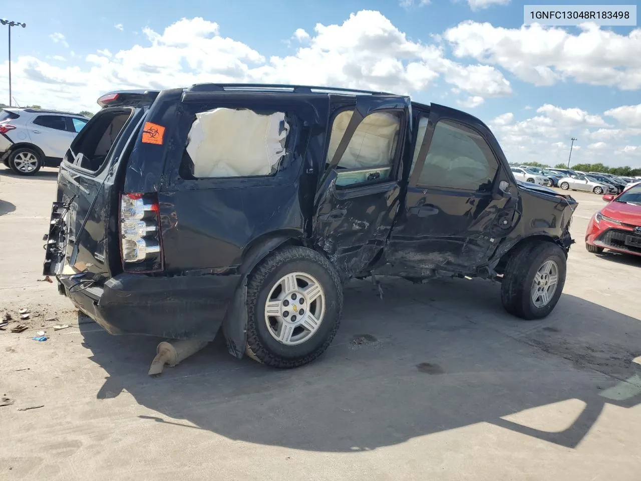 2008 Chevrolet Tahoe C1500 VIN: 1GNFC13048R183498 Lot: 73246804