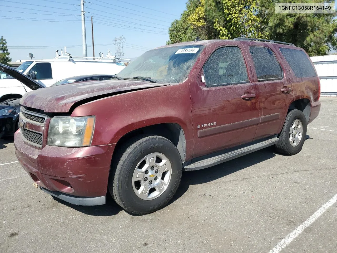 2008 Chevrolet Tahoe C1500 VIN: 1GNFC13058R164149 Lot: 73385184