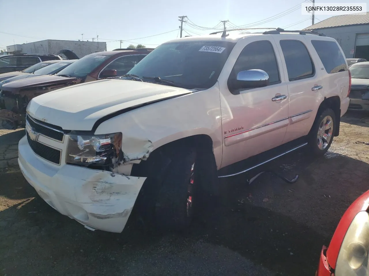 2008 Chevrolet Tahoe K1500 VIN: 1GNFK13028R235553 Lot: 73572564