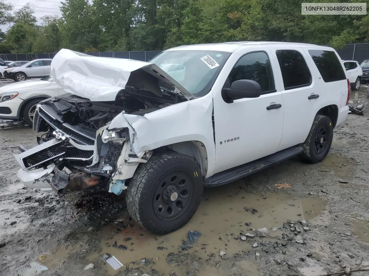 2008 Chevrolet Tahoe K1500 VIN: 1GNFK13048R262205 Lot: 73885804