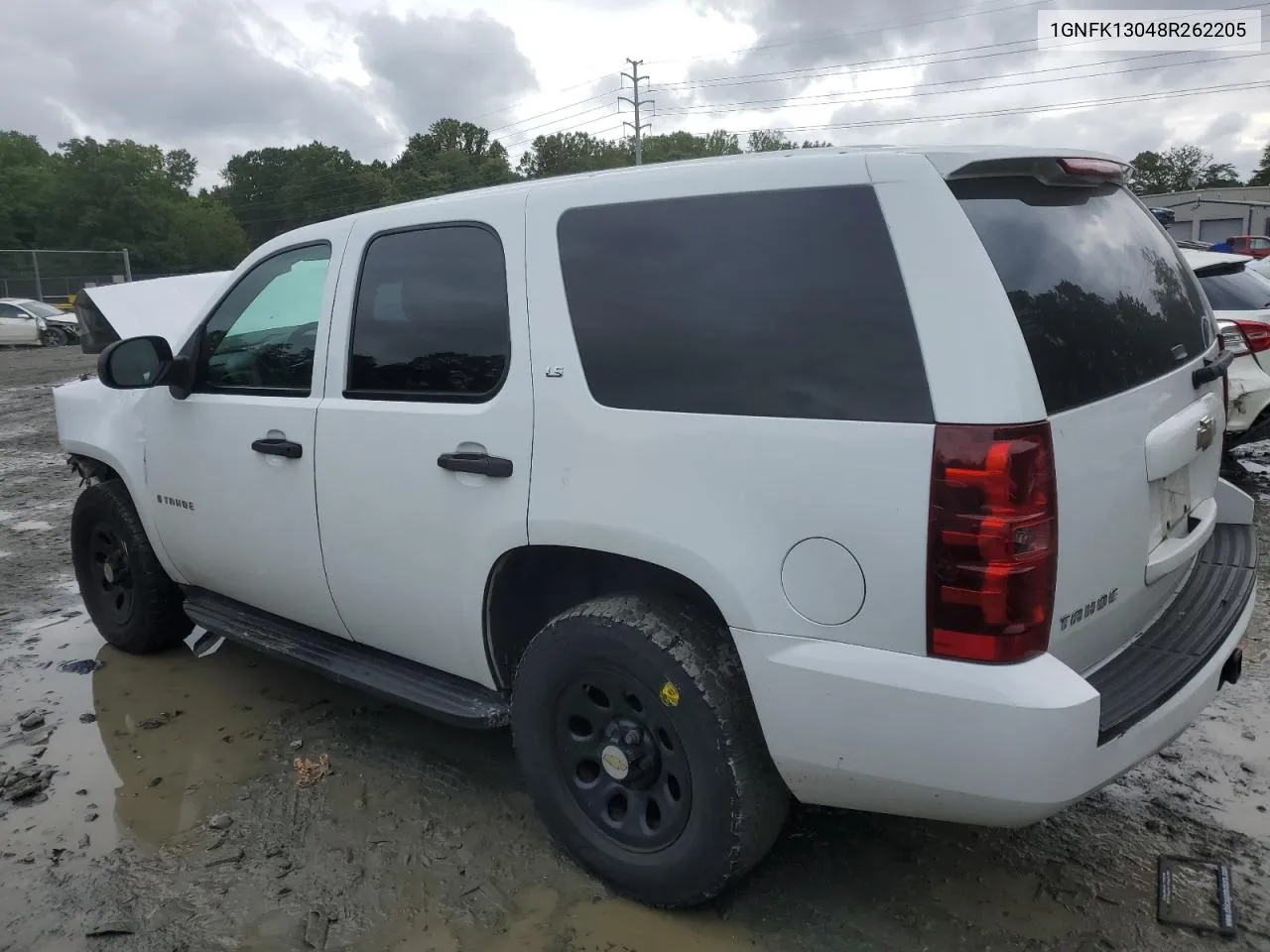 2008 Chevrolet Tahoe K1500 VIN: 1GNFK13048R262205 Lot: 73885804