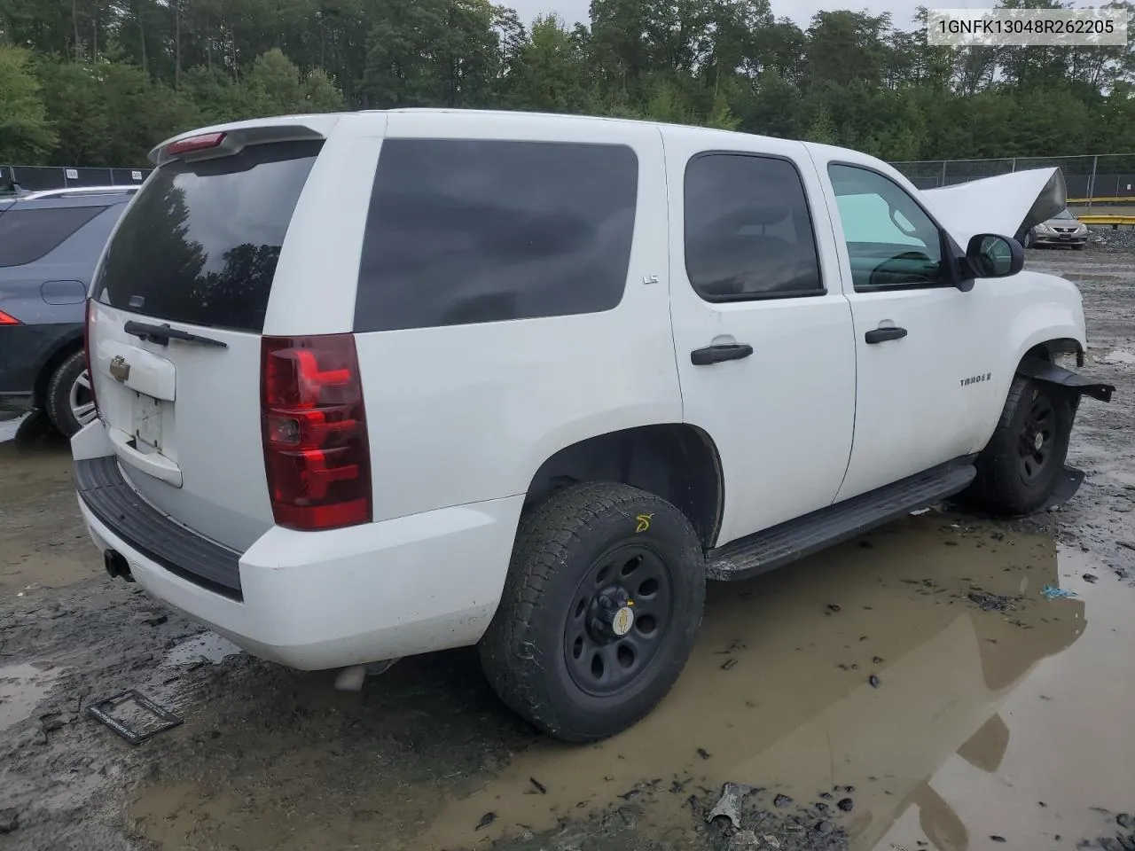 2008 Chevrolet Tahoe K1500 VIN: 1GNFK13048R262205 Lot: 73885804