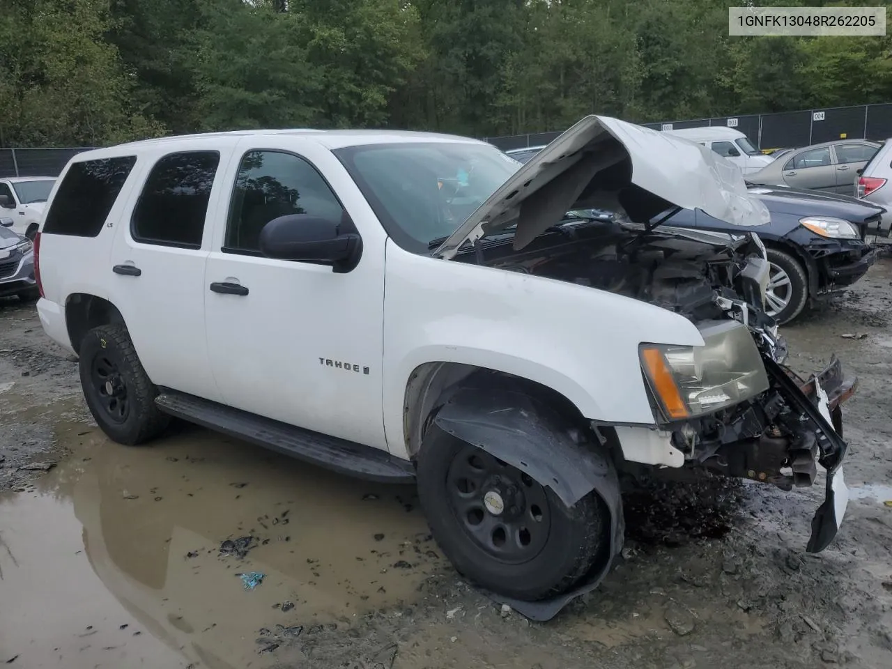 2008 Chevrolet Tahoe K1500 VIN: 1GNFK13048R262205 Lot: 73885804