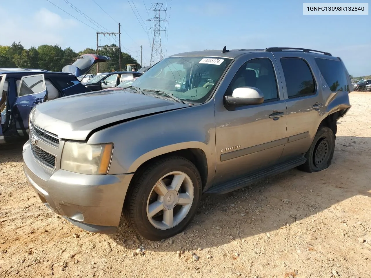 2008 Chevrolet Tahoe C1500 VIN: 1GNFC13098R132840 Lot: 74093174