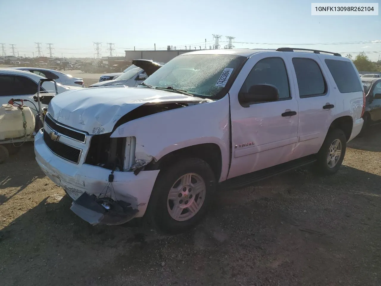 2008 Chevrolet Tahoe K1500 VIN: 1GNFK13098R262104 Lot: 74323864