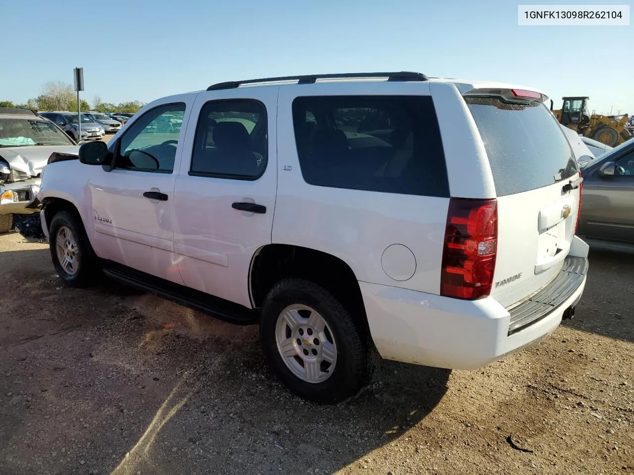 2008 Chevrolet Tahoe K1500 VIN: 1GNFK13098R262104 Lot: 74323864