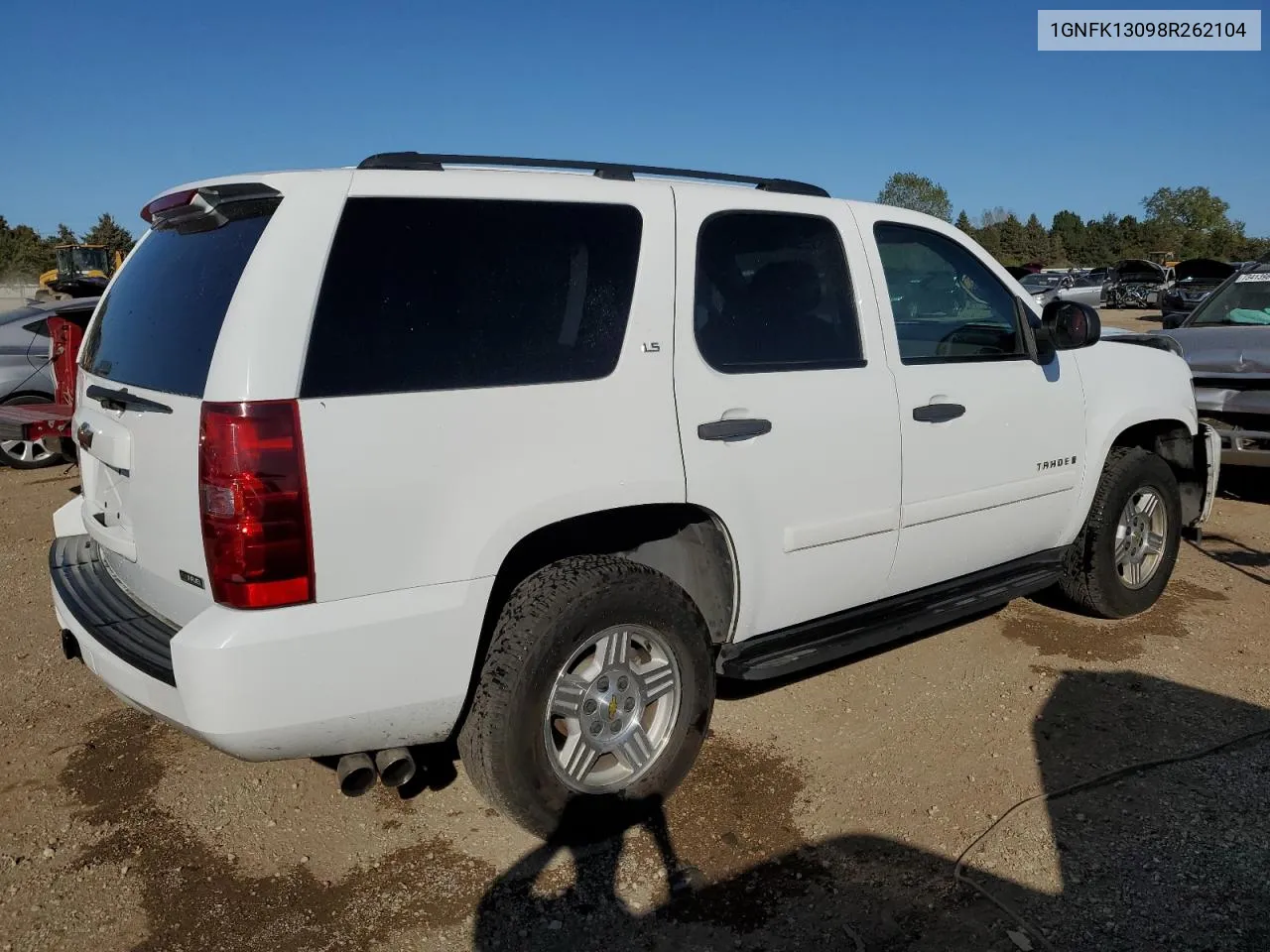 2008 Chevrolet Tahoe K1500 VIN: 1GNFK13098R262104 Lot: 74323864