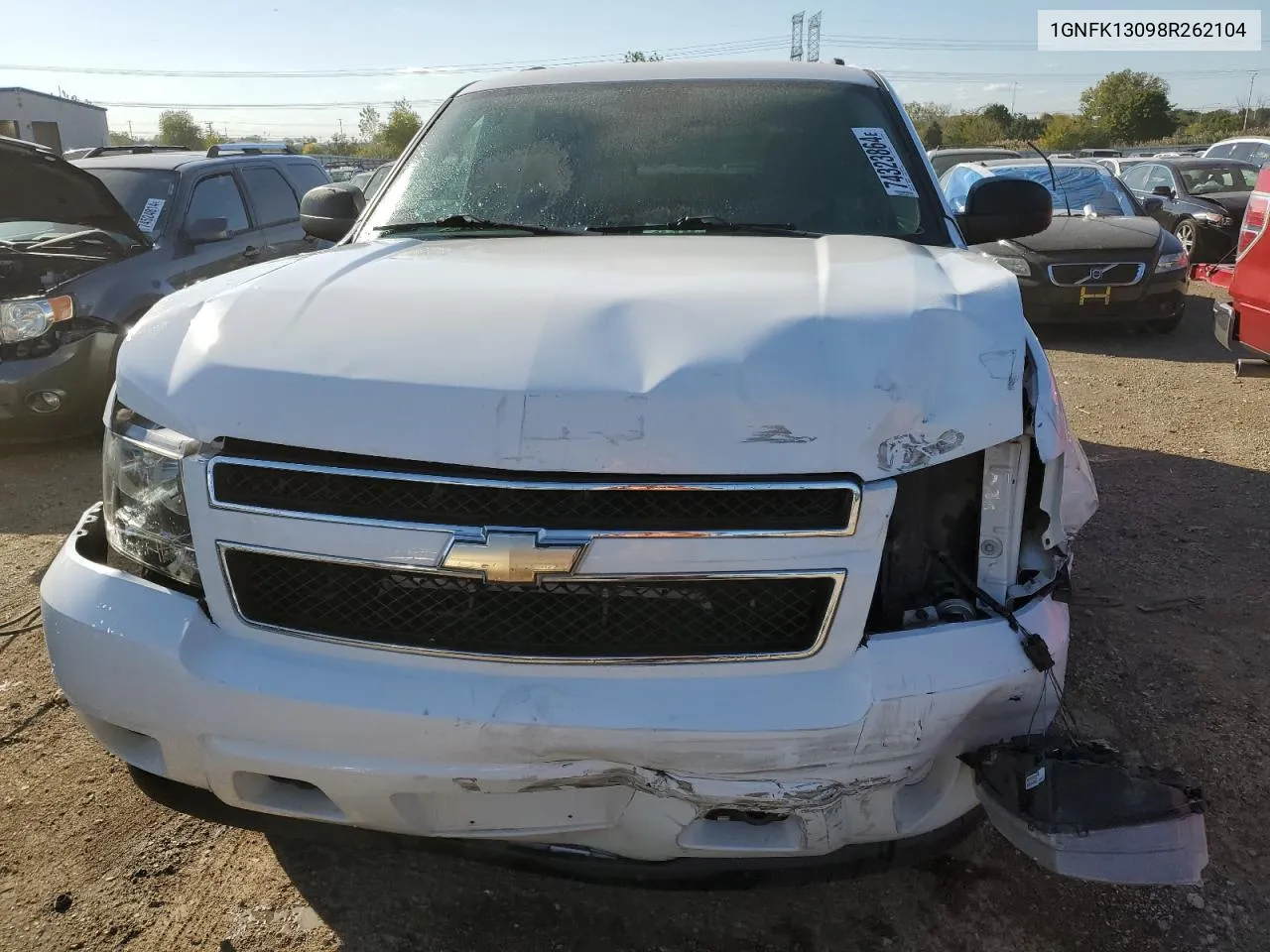 2008 Chevrolet Tahoe K1500 VIN: 1GNFK13098R262104 Lot: 74323864