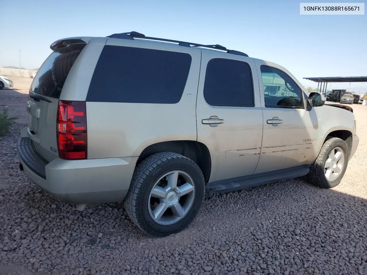 2008 Chevrolet Tahoe K1500 VIN: 1GNFK13088R165671 Lot: 74826434