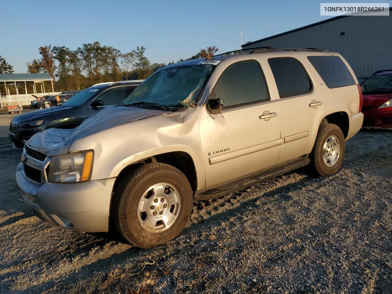 2008 Chevrolet Tahoe K1500 VIN: 1GNFK13018R266261 Lot: 74882984