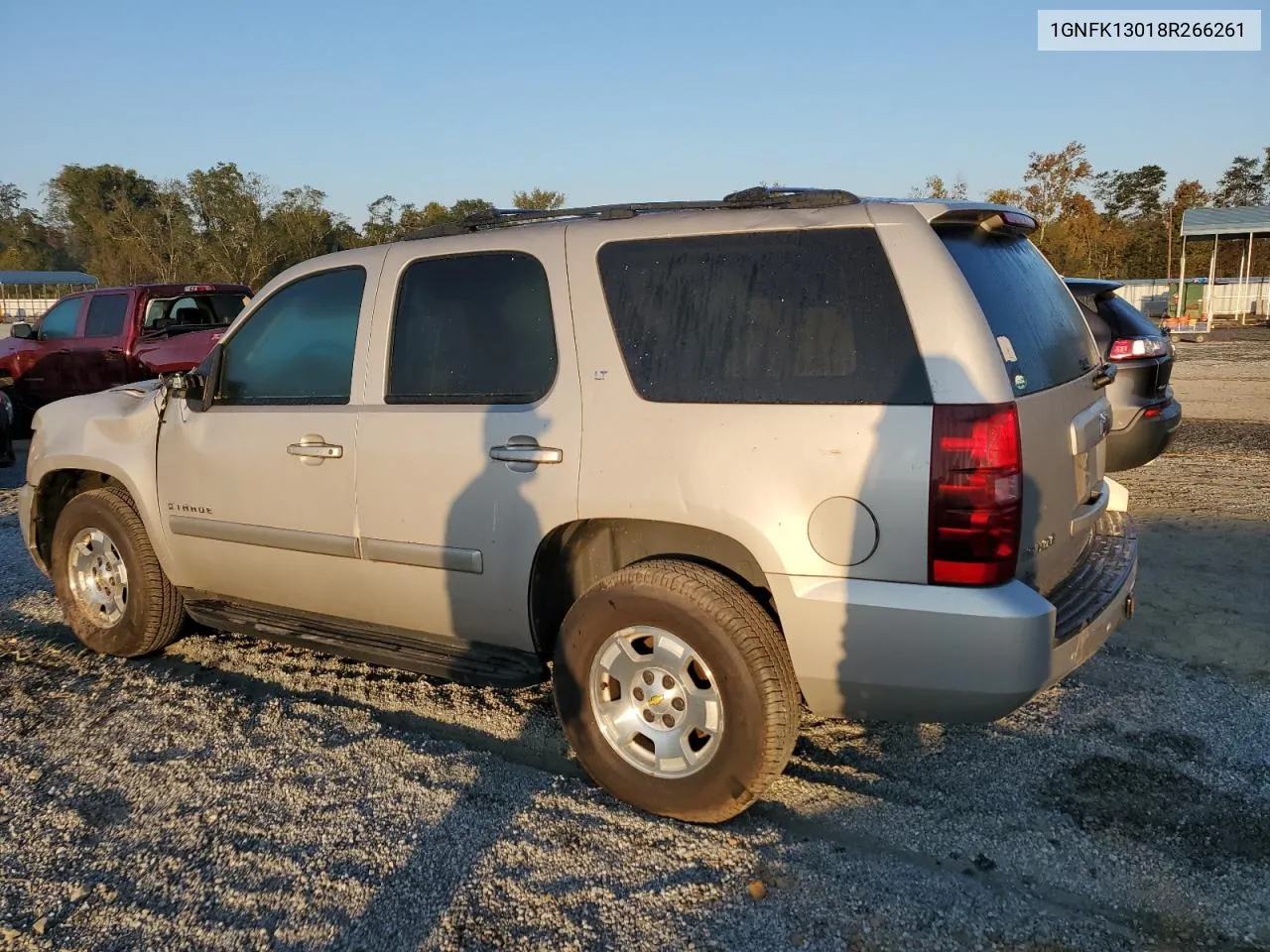 2008 Chevrolet Tahoe K1500 VIN: 1GNFK13018R266261 Lot: 74882984