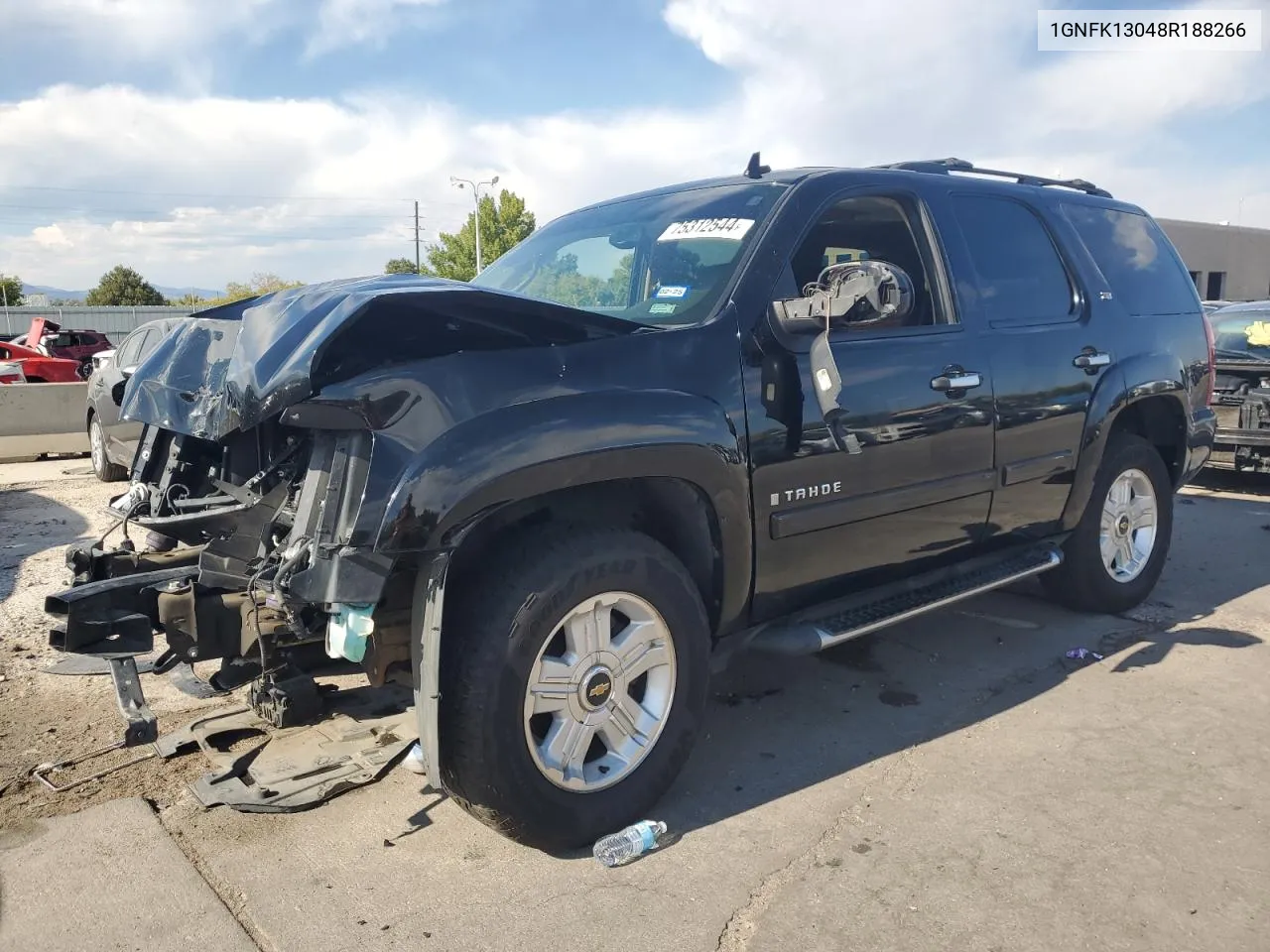 2008 Chevrolet Tahoe K1500 VIN: 1GNFK13048R188266 Lot: 75312544