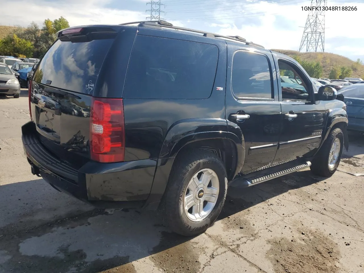 2008 Chevrolet Tahoe K1500 VIN: 1GNFK13048R188266 Lot: 75312544