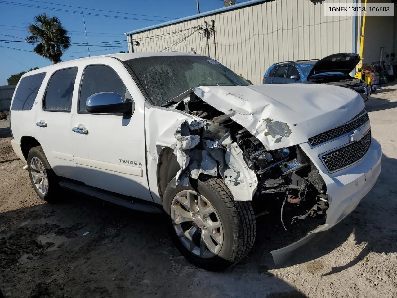 2008 Chevrolet Tahoe K1500 VIN: 1GNFK13068J106603 Lot: 75417274