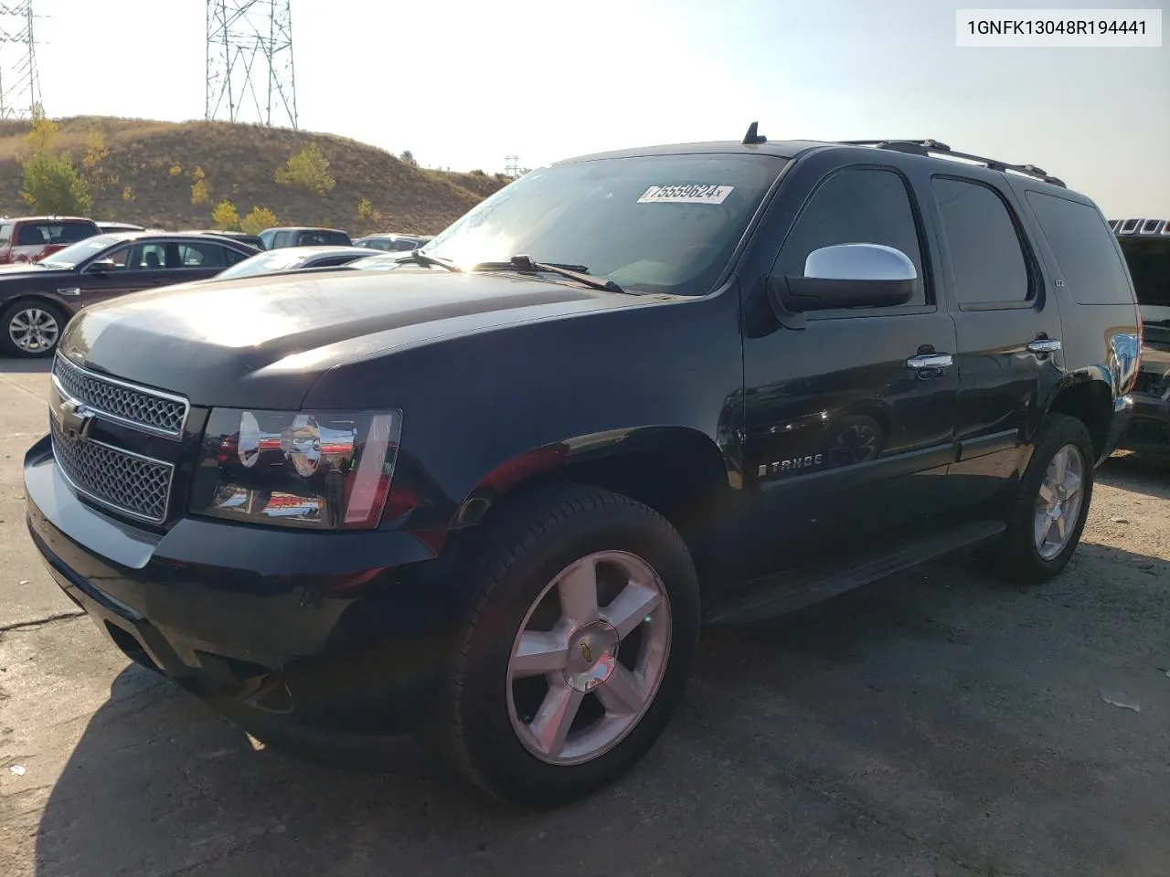 2008 Chevrolet Tahoe K1500 VIN: 1GNFK13048R194441 Lot: 75559624