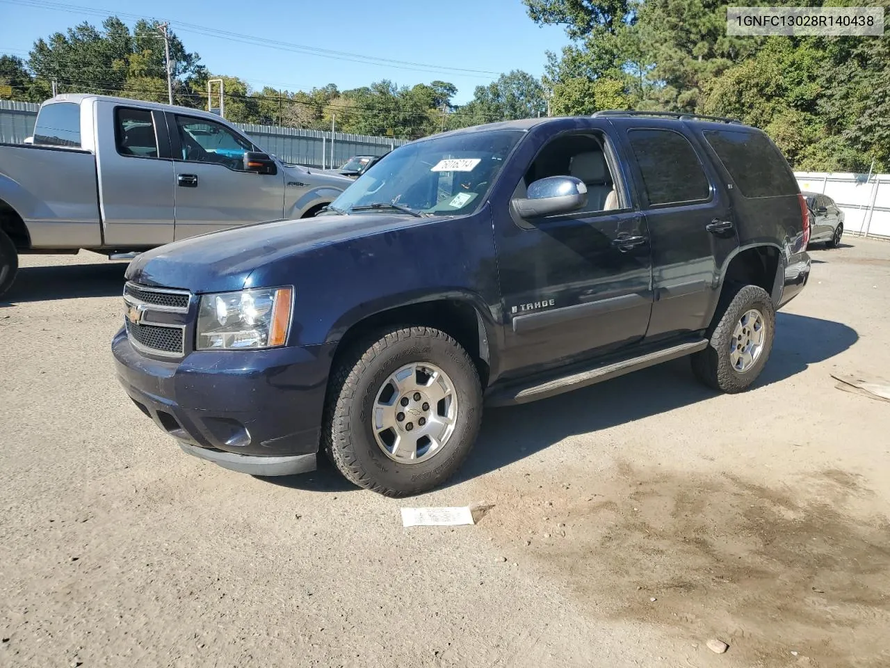 2008 Chevrolet Tahoe C1500 VIN: 1GNFC13028R140438 Lot: 76016214