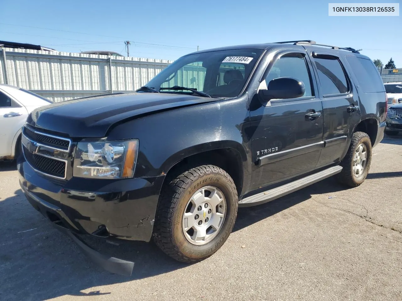 2008 Chevrolet Tahoe K1500 VIN: 1GNFK13038R126535 Lot: 76177484