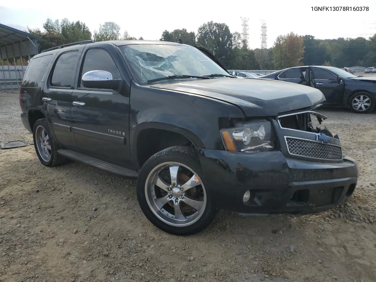 2008 Chevrolet Tahoe K1500 VIN: 1GNFK13078R160378 Lot: 76208684