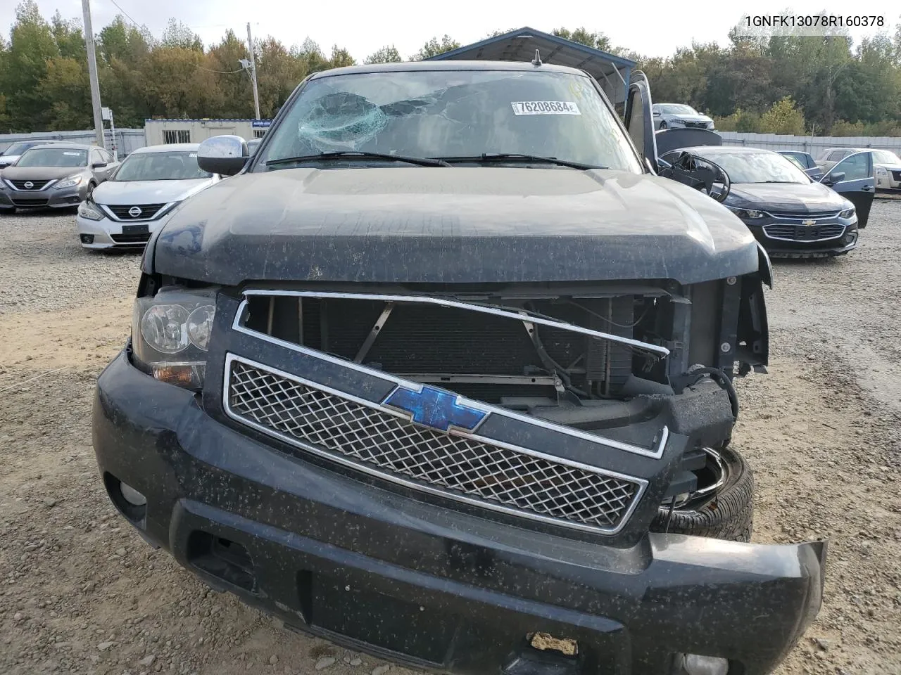 2008 Chevrolet Tahoe K1500 VIN: 1GNFK13078R160378 Lot: 76208684